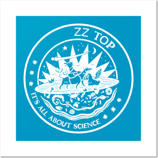 zz top all about science Posters and Art